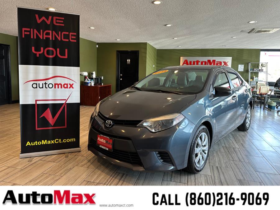 2014 Toyota Corolla 4dr Sdn CVT LE (Natl), available for sale in West Hartford, Connecticut | AutoMax. West Hartford, Connecticut 2014 Toyota Corolla 4dr Sdn CVT LE (Natl), available for sale in West Hartford, Connecticut | AutoMax. West Hartford, Connecticut