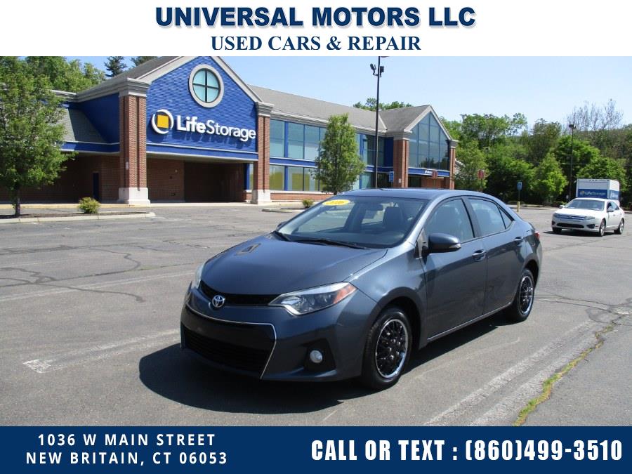 2016 Toyota Corolla 4dr Sdn Auto L (Natl), available for sale in New Britain, Connecticut | Universal Motors LLC. New Britain, Connecticut 2016 Toyota Corolla 4dr Sdn Auto L (Natl), available for sale in New Britain, Connecticut | Universal Motors LLC. New Britain, Connecticut