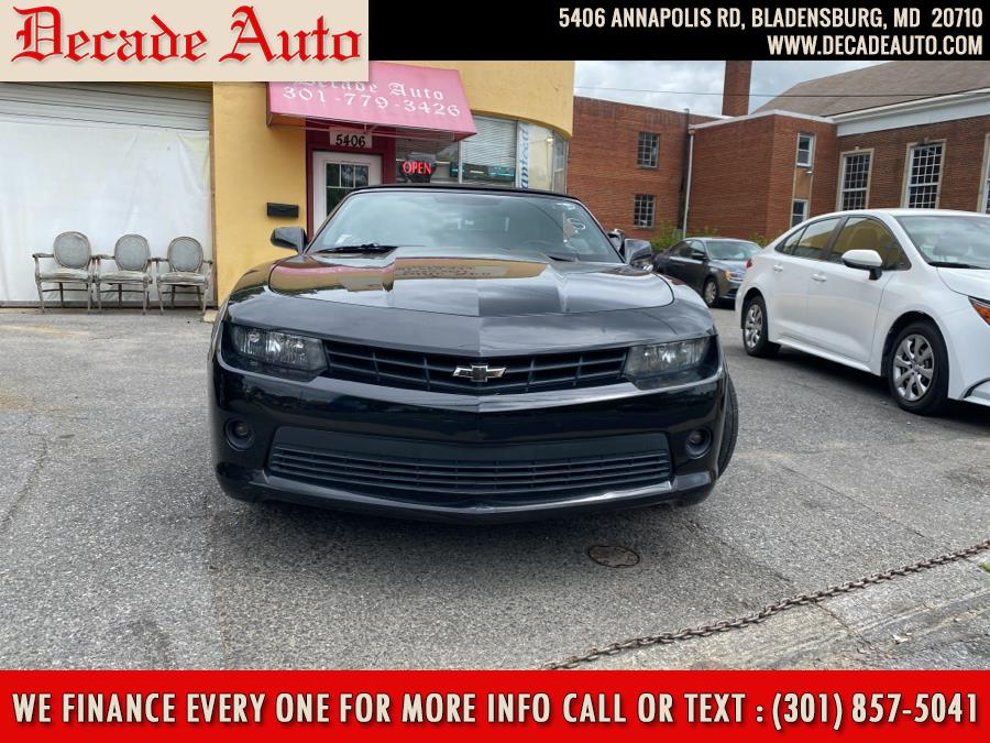 2014 Chevrolet Camaro 2dr Conv LT w/1LT, available for sale in Bladensburg, Maryland | Decade Auto. Bladensburg, Maryland 2014 Chevrolet Camaro 2dr Conv LT w/1LT, available for sale in Bladensburg, Maryland | Decade Auto. Bladensburg, Maryland