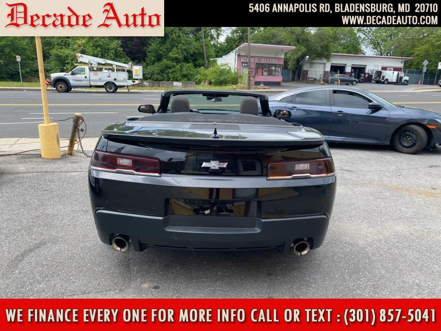 2014 Chevrolet Camaro 2dr Conv LT w/1LT, available for sale in Bladensburg, Maryland | Decade Auto. Bladensburg, Maryland 2014 Chevrolet Camaro 2dr Conv LT w/1LT, available for sale in Bladensburg, Maryland | Decade Auto. Bladensburg, Maryland