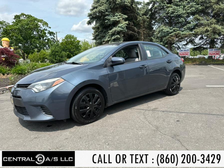 2016 Toyota Corolla 4dr Sdn Auto L (Natl), available for sale in East Windsor, Connecticut | Central A/S LLC. East Windsor, Connecticut