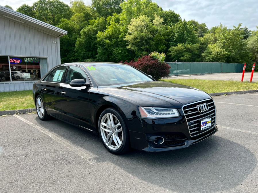 2016 Audi A8 L 4dr Sdn 4.0T Sport, available for sale in Berlin, Connecticut | Tru Auto Mall. Berlin, Connecticut 2016 Audi A8 L 4dr Sdn 4.0T Sport, available for sale in Berlin, Connecticut | Tru Auto Mall. Berlin, Connecticut