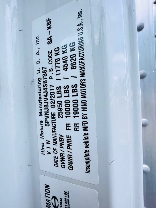 2018 Hino 268A 26 FEET DRY BOX + LIFT GATE + NO CDL, available for sale in South Amboy, New Jersey | NJ Truck Spot. South Amboy, New Jersey 2018 Hino 268A 26 FEET DRY BOX + LIFT GATE + NO CDL, available for sale in South Amboy, New Jersey | NJ Truck Spot. South Amboy, New Jersey