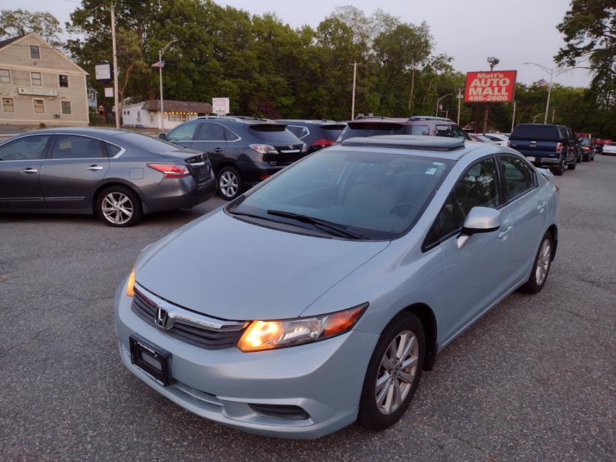 Used Honda Civic Sdn 4dr Auto EX 2012 | Matts Auto Mall LLC. Chicopee, Massachusetts