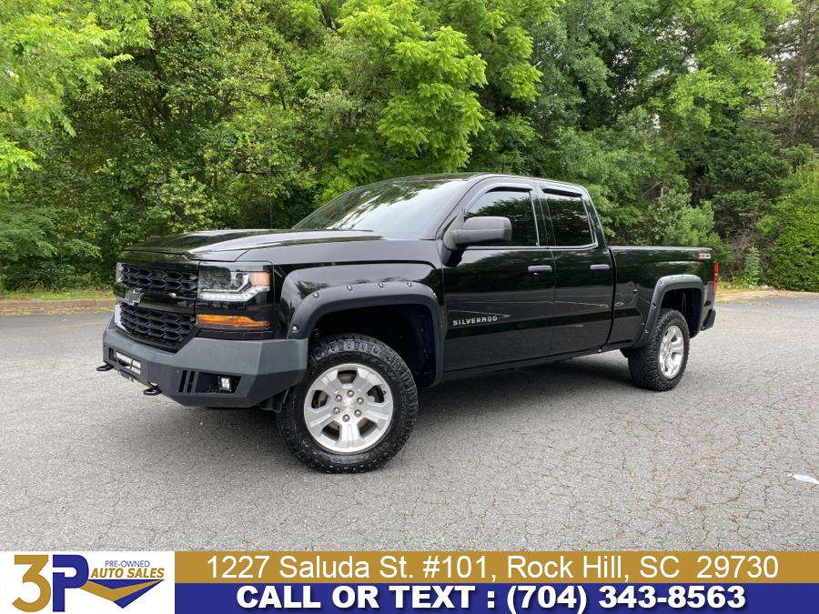 2016 Chevrolet Silverado 1500 4WD Double Cab 143.5" Custom, available for sale in Rock Hill, South Carolina | 3 Points Auto Sales. Rock Hill, South Carolina