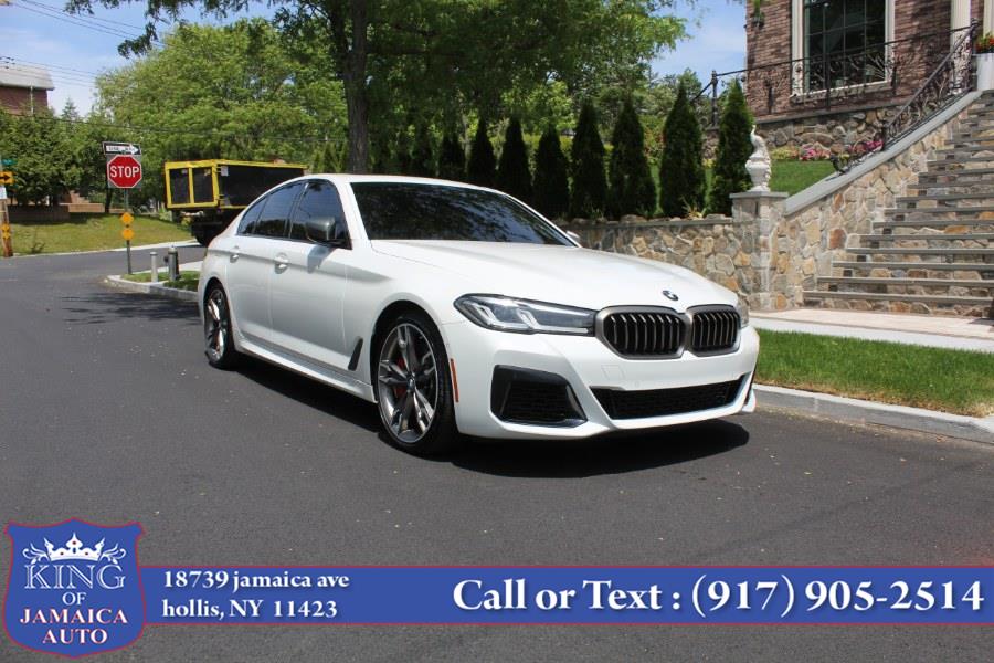 2022 BMW 5 Series M550i xDrive Sedan, available for sale in Hollis, New York | King of Jamaica Auto Inc. Hollis, New York 2022 BMW 5 Series M550i xDrive Sedan, available for sale in Hollis, New York | King of Jamaica Auto Inc. Hollis, New York