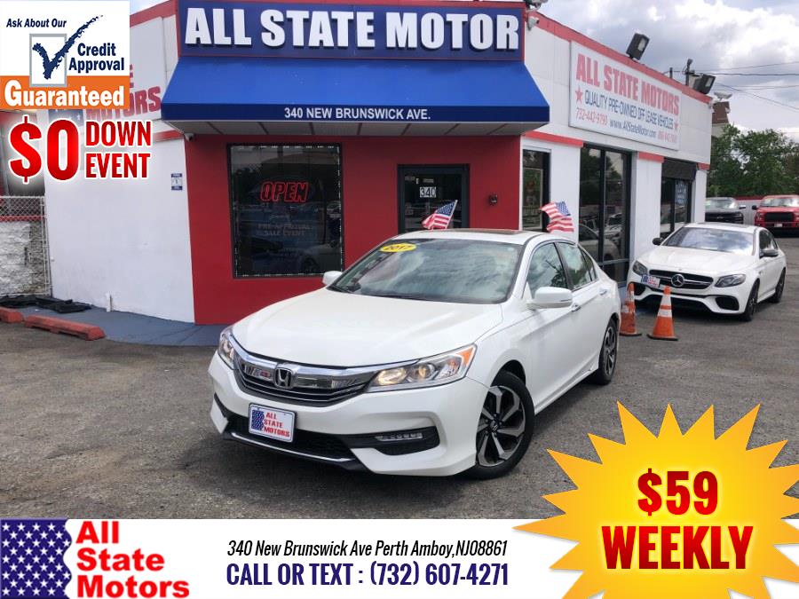 2017 Honda Accord Sedan EX-L CVT, available for sale in Perth Amboy, New Jersey | All State Motor Inc. Perth Amboy, New Jersey 2017 Honda Accord Sedan EX-L CVT, available for sale in Perth Amboy, New Jersey | All State Motor Inc. Perth Amboy, New Jersey
