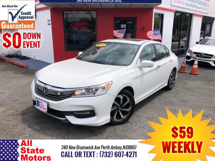 2017 Honda Accord Sedan EX-L CVT, available for sale in Perth Amboy, New Jersey | All State Motor Inc. Perth Amboy, New Jersey 2017 Honda Accord Sedan EX-L CVT, available for sale in Perth Amboy, New Jersey | All State Motor Inc. Perth Amboy, New Jersey