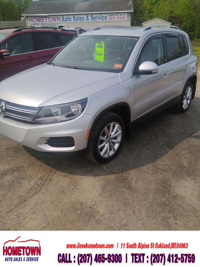 2017 Volkswagen Tiguan 2.0T Wolfsburg Edition 4MOTION, available for sale in Oakland, Maine | Hometown Auto Sales and Service. Oakland, Maine 2017 Volkswagen Tiguan 2.0T Wolfsburg Edition 4MOTION, available for sale in Oakland, Maine | Hometown Auto Sales and Service. Oakland, Maine
