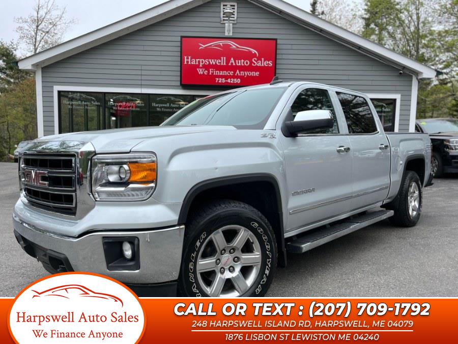 2015 GMC Sierra 1500 4WD Crew Cab 153.0" SLT, available for sale in Harpswell, Maine | Harpswell Auto Sales Inc. Harpswell, Maine