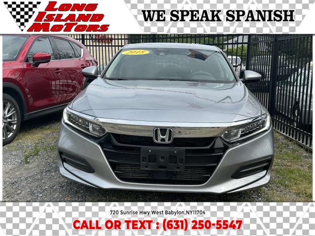 2018 Honda Accord Sedan LX 1.5T CVT, available for sale in West Babylon, New York | Long Island Motors. West Babylon, New York 2018 Honda Accord Sedan LX 1.5T CVT, available for sale in West Babylon, New York | Long Island Motors. West Babylon, New York