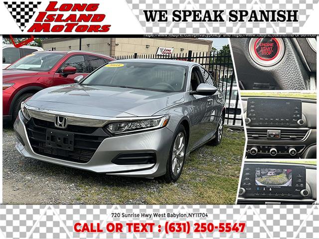 2018 Honda Accord Sedan LX 1.5T CVT, available for sale in West Babylon, New York | Long Island Motors. West Babylon, New York 2018 Honda Accord Sedan LX 1.5T CVT, available for sale in West Babylon, New York | Long Island Motors. West Babylon, New York