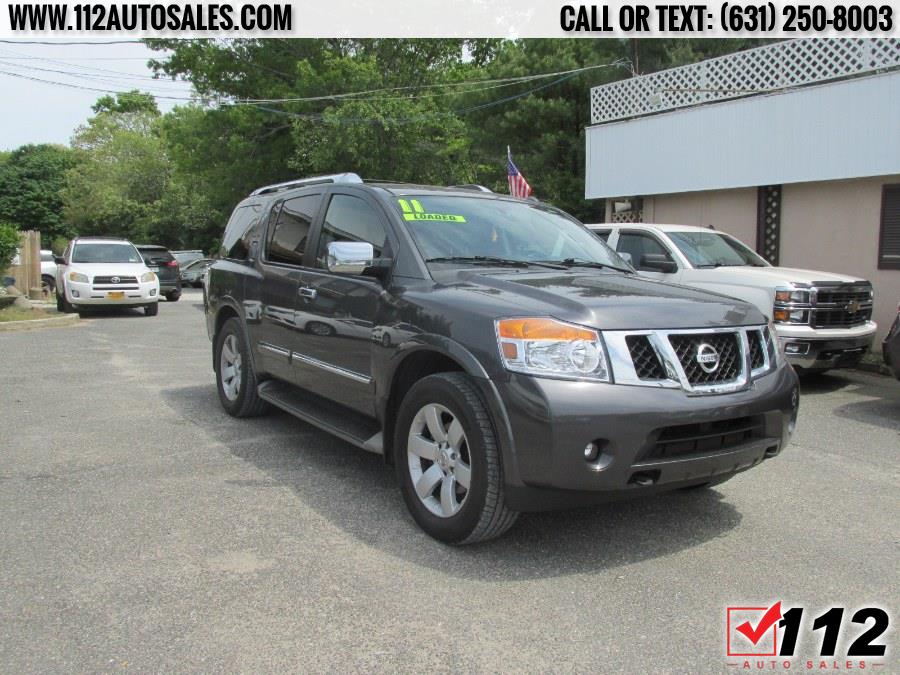 2011 Nissan Armada Se; Platinum; 4WD 4dr SL, available for sale in Patchogue, New York | 112 Auto Sales. Patchogue, New York 2011 Nissan Armada Se; Platinum; 4WD 4dr SL, available for sale in Patchogue, New York | 112 Auto Sales. Patchogue, New York