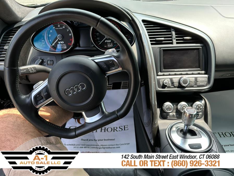 2011 Audi R8 2dr Cpe Auto quattro 5.2L, available for sale in East Windsor, Connecticut | A1 Auto Sale LLC. East Windsor, Connecticut 2011 Audi R8 2dr Cpe Auto quattro 5.2L, available for sale in East Windsor, Connecticut | A1 Auto Sale LLC. East Windsor, Connecticut