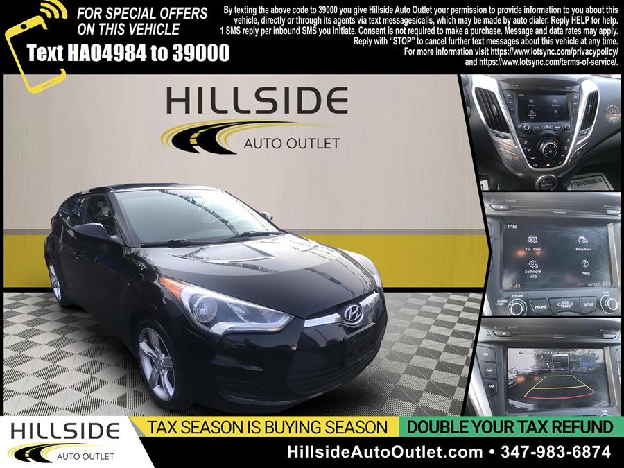 2015 Hyundai Veloster Base, available for sale in Jamaica, New York | Hillside Auto Outlet. Jamaica, New York 2015 Hyundai Veloster Base, available for sale in Jamaica, New York | Hillside Auto Outlet. Jamaica, New York