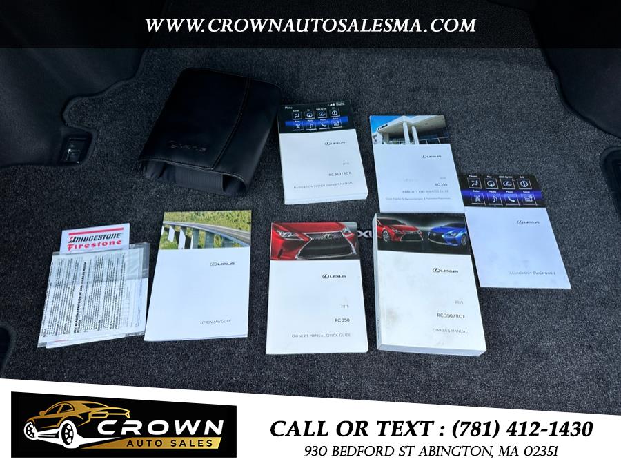 2015 Lexus RC 350 2dr Cpe AWD, available for sale in Abington, Massachusetts | Crown Auto Sales. Abington, Massachusetts 2015 Lexus RC 350 2dr Cpe AWD, available for sale in Abington, Massachusetts | Crown Auto Sales. Abington, Massachusetts