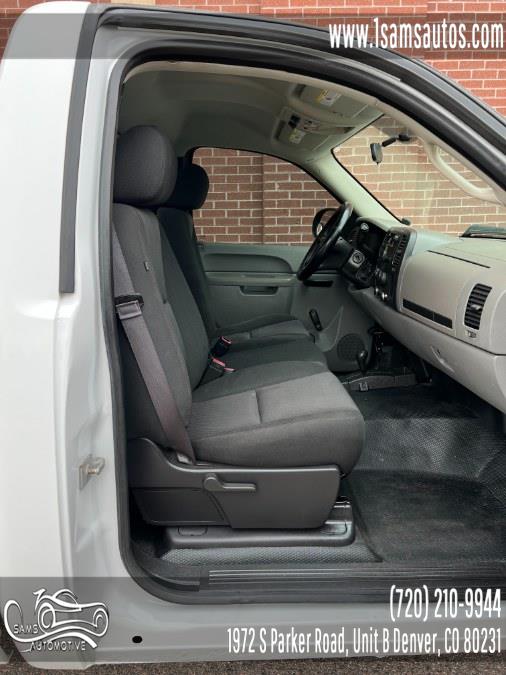 2013 Chevrolet Silverado 1500 4WD Reg Cab 133.0" Work Truck, available for sale in Denver, Colorado | Sam's Automotive. Denver, Colorado 2013 Chevrolet Silverado 1500 4WD Reg Cab 133.0" Work Truck, available for sale in Denver, Colorado | Sam's Automotive. Denver, Colorado