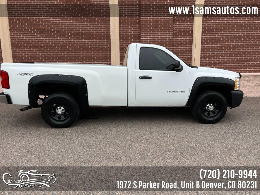 2013 Chevrolet Silverado 1500 4WD Reg Cab 133.0" Work Truck, available for sale in Denver, Colorado | Sam's Automotive. Denver, Colorado 2013 Chevrolet Silverado 1500 4WD Reg Cab 133.0" Work Truck, available for sale in Denver, Colorado | Sam's Automotive. Denver, Colorado