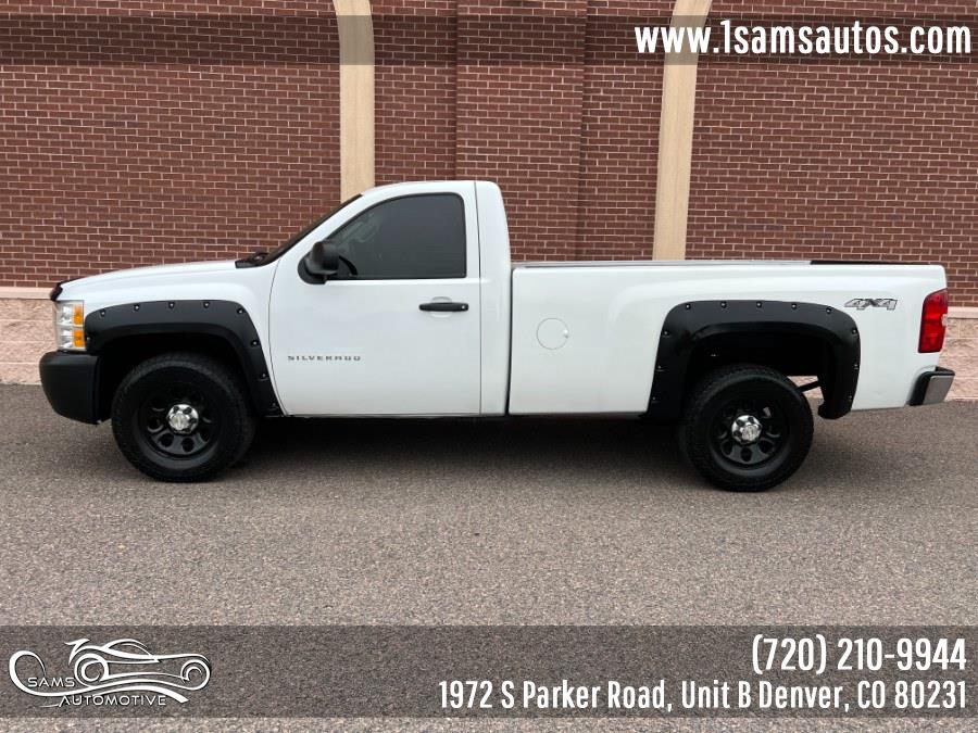 2013 Chevrolet Silverado 1500 4WD Reg Cab 133.0" Work Truck, available for sale in Denver, Colorado | Sam's Automotive. Denver, Colorado 2013 Chevrolet Silverado 1500 4WD Reg Cab 133.0" Work Truck, available for sale in Denver, Colorado | Sam's Automotive. Denver, Colorado