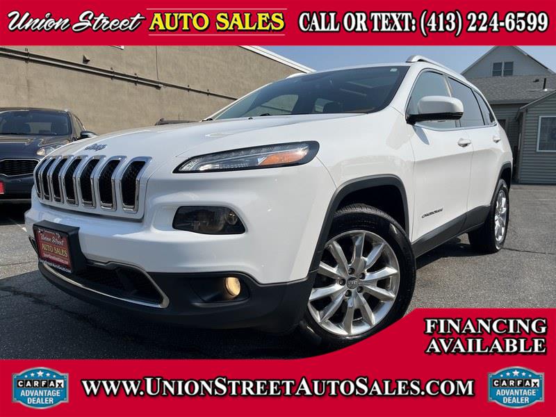 2015 Jeep Cherokee 4WD 4dr Limited, available for sale in West Springfield, Massachusetts | Union Street Auto Sales. West Springfield, Massachusetts 2015 Jeep Cherokee 4WD 4dr Limited, available for sale in West Springfield, Massachusetts | Union Street Auto Sales. West Springfield, Massachusetts