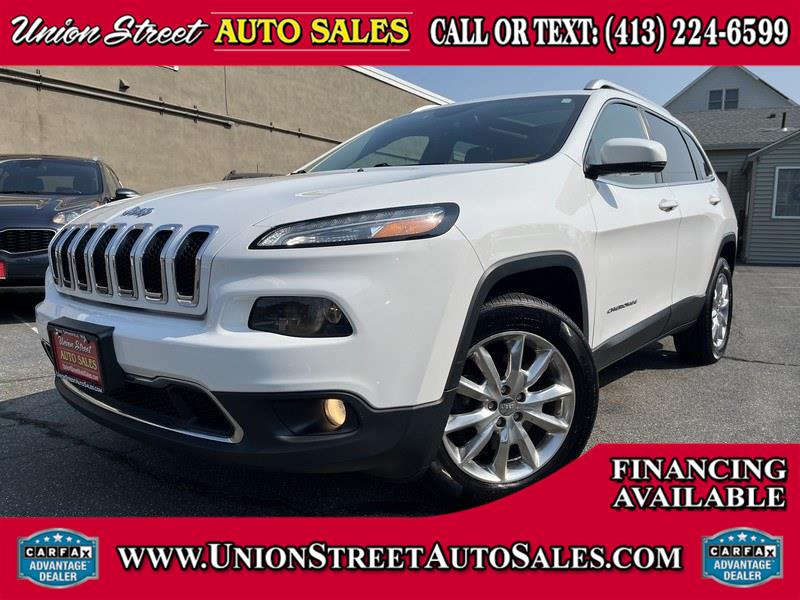 2015 Jeep Cherokee 4WD 4dr Limited, available for sale in West Springfield, Massachusetts | Union Street Auto Sales. West Springfield, Massachusetts