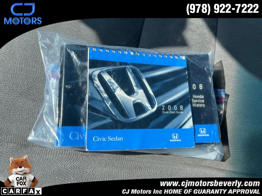 2008 Honda Civic Sdn 4dr Auto LX, available for sale in Beverly, Massachusetts | CJ Motors Inc. Beverly, Massachusetts 2008 Honda Civic Sdn 4dr Auto LX, available for sale in Beverly, Massachusetts | CJ Motors Inc. Beverly, Massachusetts