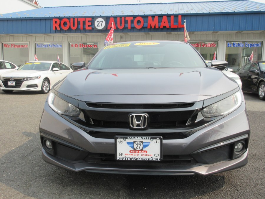 2021 Honda Civic Sedan Sport CVT, available for sale in Linden, New Jersey | Route 27 Auto Mall. Linden, New Jersey 2021 Honda Civic Sedan Sport CVT, available for sale in Linden, New Jersey | Route 27 Auto Mall. Linden, New Jersey