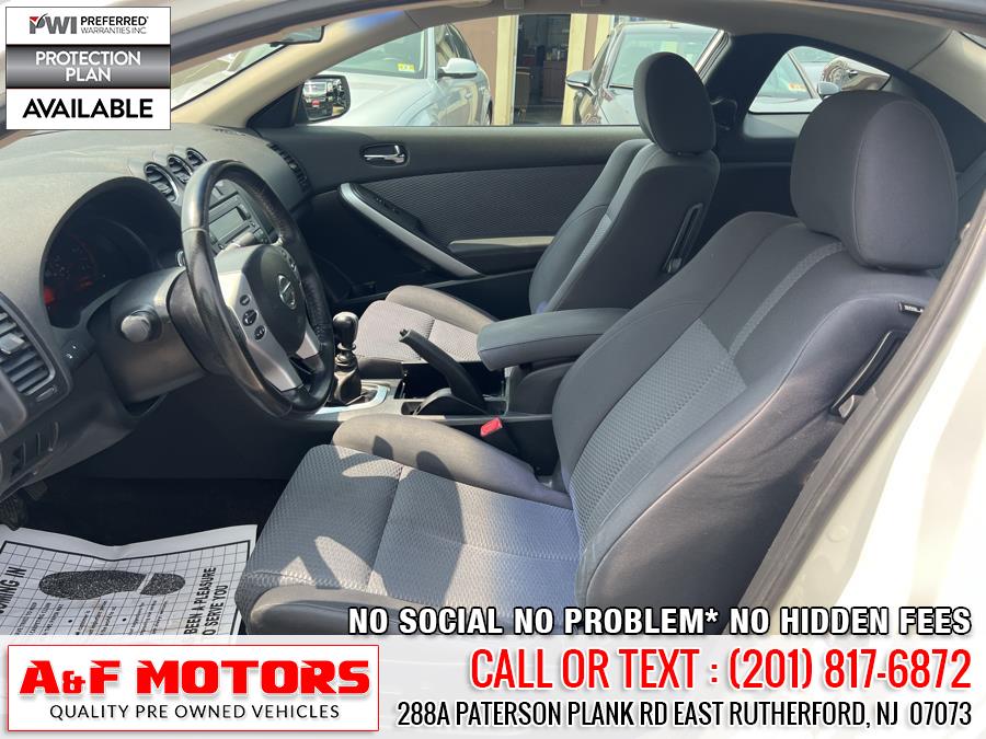 2009 Nissan Altima 2dr Cpe I4 Man 2.5 S, available for sale in East Rutherford, New Jersey | A&F Motors LLC. East Rutherford, New Jersey 2009 Nissan Altima 2dr Cpe I4 Man 2.5 S, available for sale in East Rutherford, New Jersey | A&F Motors LLC. East Rutherford, New Jersey