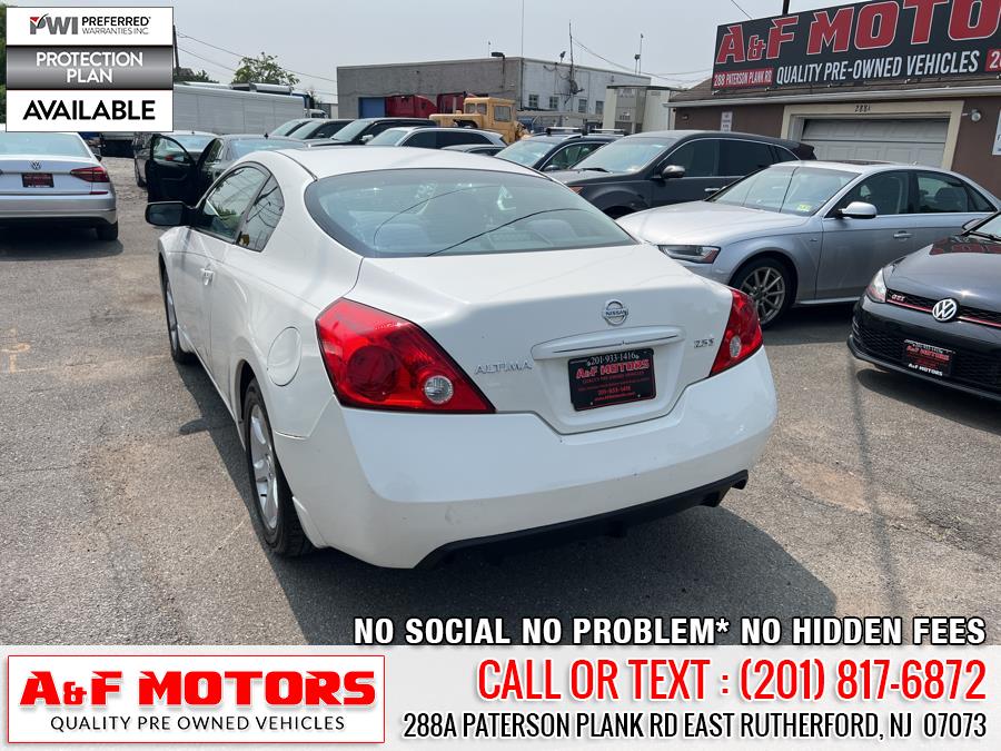 2009 Nissan Altima 2dr Cpe I4 Man 2.5 S, available for sale in East Rutherford, New Jersey | A&F Motors LLC. East Rutherford, New Jersey 2009 Nissan Altima 2dr Cpe I4 Man 2.5 S, available for sale in East Rutherford, New Jersey | A&F Motors LLC. East Rutherford, New Jersey