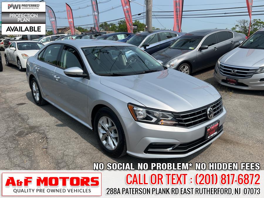 2018 Volkswagen Passat 2.0T S Auto, available for sale in East Rutherford, New Jersey | A&F Motors LLC. East Rutherford, New Jersey 2018 Volkswagen Passat 2.0T S Auto, available for sale in East Rutherford, New Jersey | A&F Motors LLC. East Rutherford, New Jersey