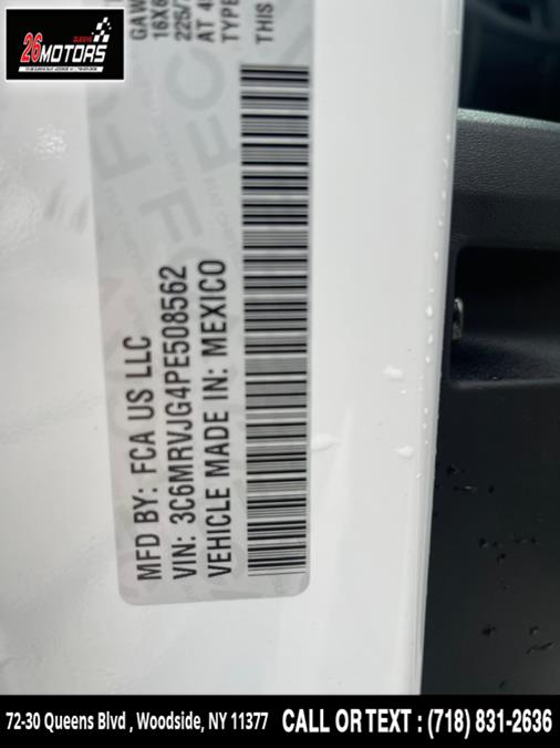 2023 Ram ProMaster Cargo Van 3500 High Roof 159" WB EXT, available for sale in Woodside, New York | 26 Motors Queens. Woodside, New York 2023 Ram ProMaster Cargo Van 3500 High Roof 159" WB EXT, available for sale in Woodside, New York | 26 Motors Queens. Woodside, New York