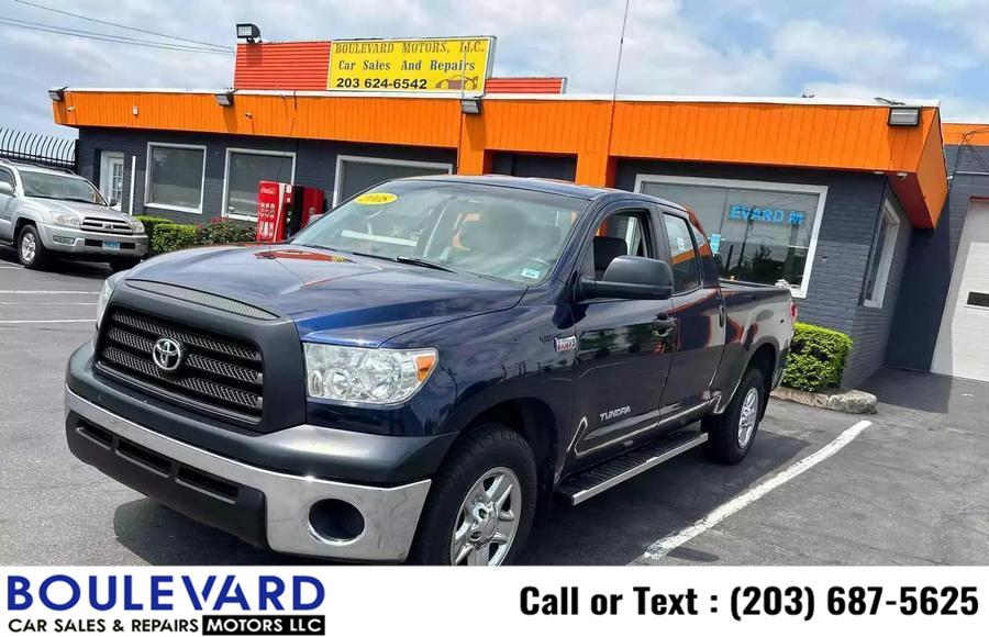 2008 Toyota Tundra Double Cab Pickup 4D 6 1/2 ft, available for sale in New Haven, Connecticut | Boulevard Motors LLC. New Haven, Connecticut 2008 Toyota Tundra Double Cab Pickup 4D 6 1/2 ft, available for sale in New Haven, Connecticut | Boulevard Motors LLC. New Haven, Connecticut