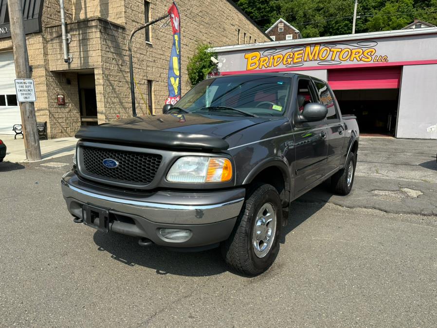 2002 Ford F-150 SuperCrew 139" Lariat 4WD, available for sale in Derby, Connecticut | Bridge Motors LLC. Derby, Connecticut