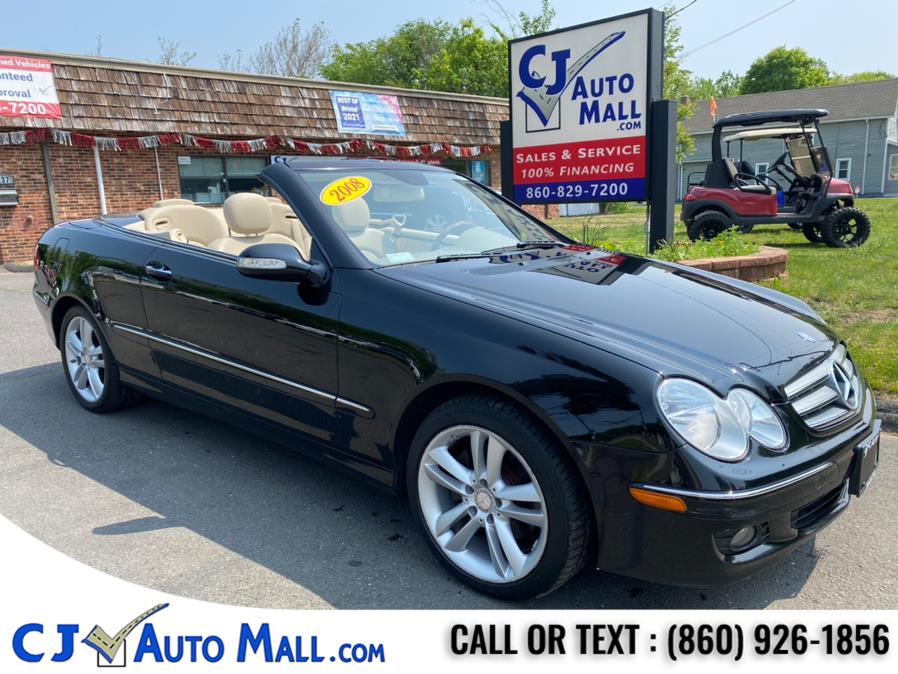 2008 Mercedes-Benz CLK-Class 2dr Cabriolet 3.5L, available for sale in Bristol, Connecticut | CJ Auto Mall. Bristol, Connecticut 2008 Mercedes-Benz CLK-Class 2dr Cabriolet 3.5L, available for sale in Bristol, Connecticut | CJ Auto Mall. Bristol, Connecticut