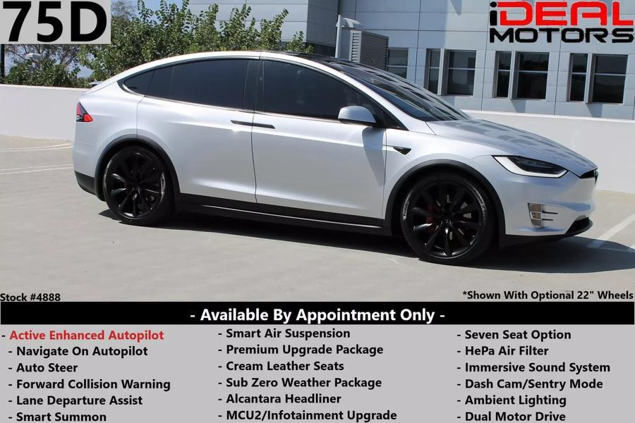 Used Tesla Model x 75D Sport Utility 4D 2018 | Ideal Motors. Costa Mesa, California