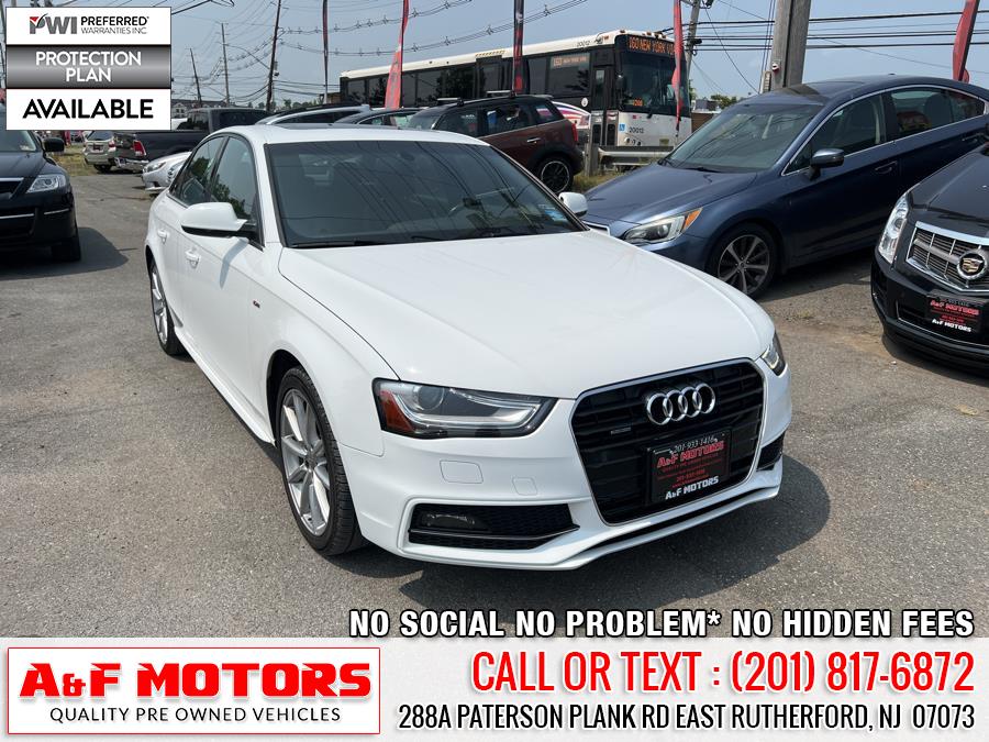 2015 Audi A4 4dr Sdn Auto quattro 2.0T Premium Plus, available for sale in East Rutherford, New Jersey | A&F Motors LLC. East Rutherford, New Jersey 2015 Audi A4 4dr Sdn Auto quattro 2.0T Premium Plus, available for sale in East Rutherford, New Jersey | A&F Motors LLC. East Rutherford, New Jersey
