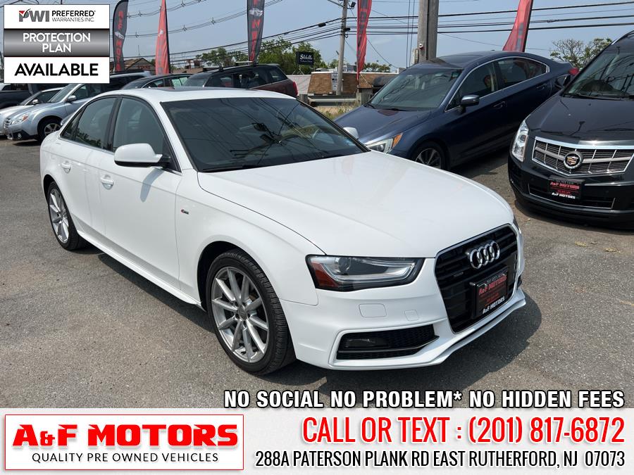 2015 Audi A4 4dr Sdn Auto quattro 2.0T Premium Plus, available for sale in East Rutherford, New Jersey | A&F Motors LLC. East Rutherford, New Jersey 2015 Audi A4 4dr Sdn Auto quattro 2.0T Premium Plus, available for sale in East Rutherford, New Jersey | A&F Motors LLC. East Rutherford, New Jersey