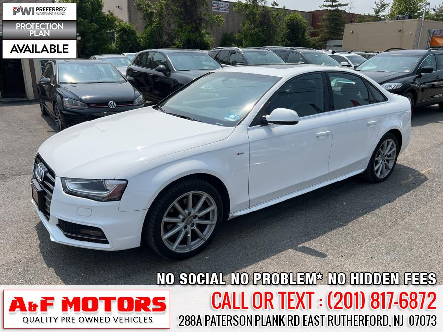 2015 Audi A4 4dr Sdn Auto quattro 2.0T Premium Plus, available for sale in East Rutherford, New Jersey | A&F Motors LLC. East Rutherford, New Jersey 2015 Audi A4 4dr Sdn Auto quattro 2.0T Premium Plus, available for sale in East Rutherford, New Jersey | A&F Motors LLC. East Rutherford, New Jersey