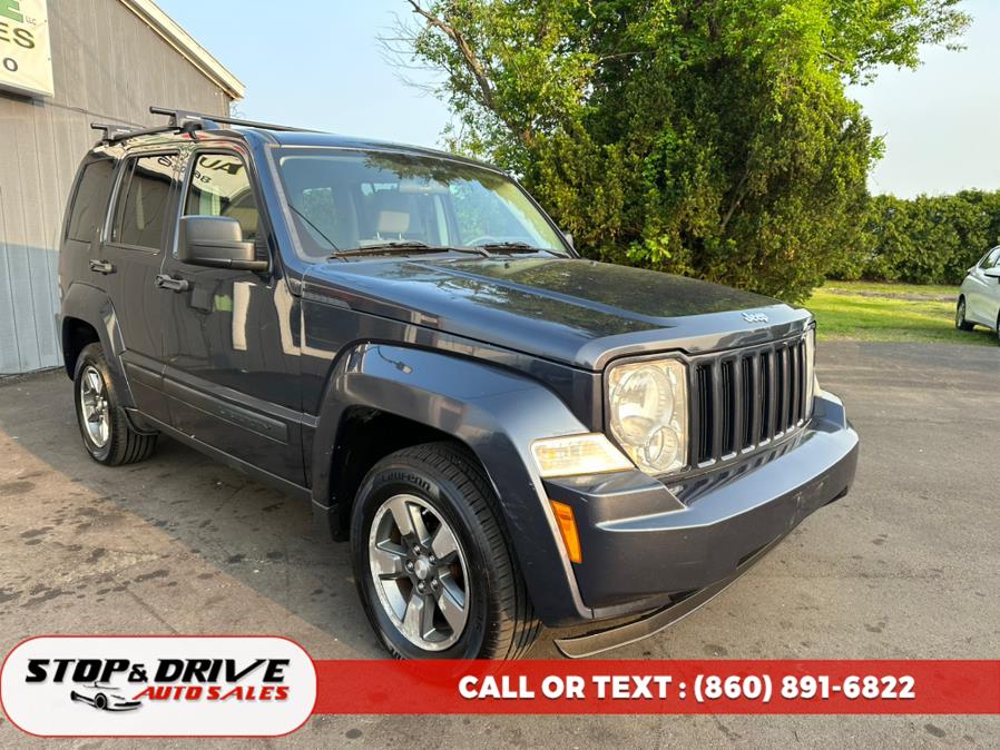 2008 Jeep Liberty 4WD 4dr Sport, available for sale in East Windsor, Connecticut | Stop & Drive Auto Sales. East Windsor, Connecticut 2008 Jeep Liberty 4WD 4dr Sport, available for sale in East Windsor, Connecticut | Stop & Drive Auto Sales. East Windsor, Connecticut