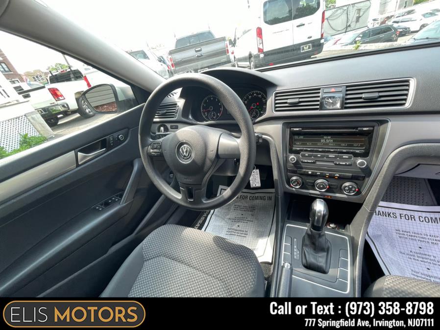 2013 Volkswagen Passat 4dr Sdn 2.5L Auto S w/Appearance PZEV *Ltd Avail*, available for sale in Irvington, New Jersey | Elis Motors Corp. Irvington, New Jersey 2013 Volkswagen Passat 4dr Sdn 2.5L Auto S w/Appearance PZEV *Ltd Avail*, available for sale in Irvington, New Jersey | Elis Motors Corp. Irvington, New Jersey