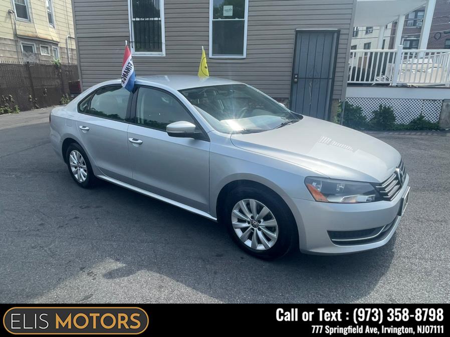 2013 Volkswagen Passat 4dr Sdn 2.5L Auto S w/Appearance PZEV *Ltd Avail*, available for sale in Irvington, New Jersey | Elis Motors Corp. Irvington, New Jersey 2013 Volkswagen Passat 4dr Sdn 2.5L Auto S w/Appearance PZEV *Ltd Avail*, available for sale in Irvington, New Jersey | Elis Motors Corp. Irvington, New Jersey