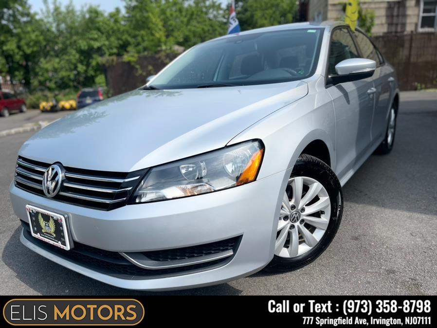 2013 Volkswagen Passat 4dr Sdn 2.5L Auto S w/Appearance PZEV *Ltd Avail*, available for sale in Irvington, New Jersey | Elis Motors Corp. Irvington, New Jersey 2013 Volkswagen Passat 4dr Sdn 2.5L Auto S w/Appearance PZEV *Ltd Avail*, available for sale in Irvington, New Jersey | Elis Motors Corp. Irvington, New Jersey