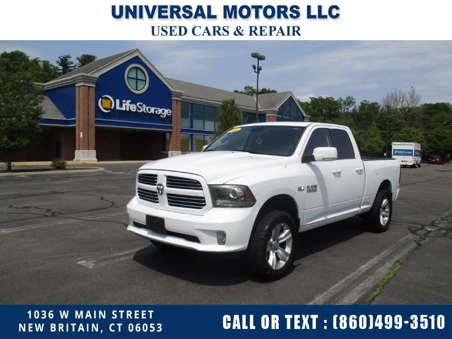 2013 Ram 1500 4WD Quad Cab 140.5" Sport, available for sale in New Britain, Connecticut | Universal Motors LLC. New Britain, Connecticut 2013 Ram 1500 4WD Quad Cab 140.5" Sport, available for sale in New Britain, Connecticut | Universal Motors LLC. New Britain, Connecticut