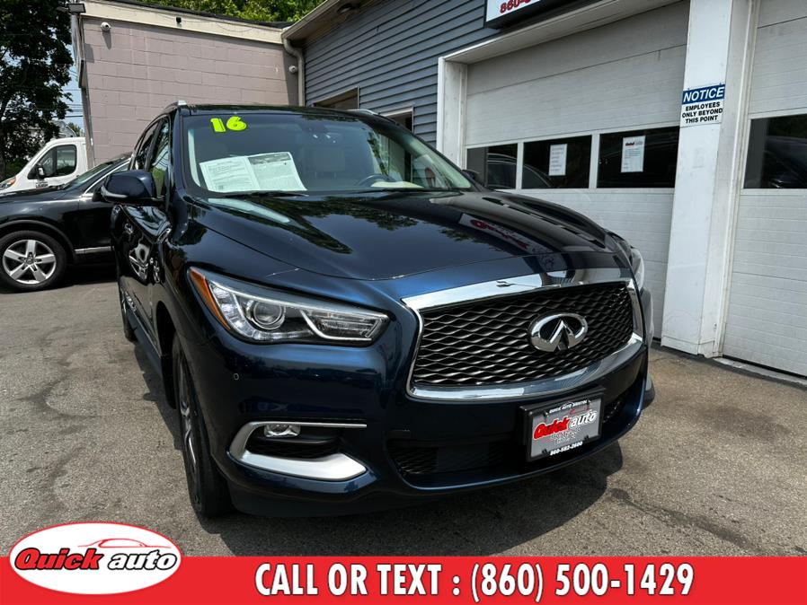 2016 Infiniti QX60 AWD 4dr, available for sale in Bristol, Connecticut | Quick Auto LLC. Bristol, Connecticut