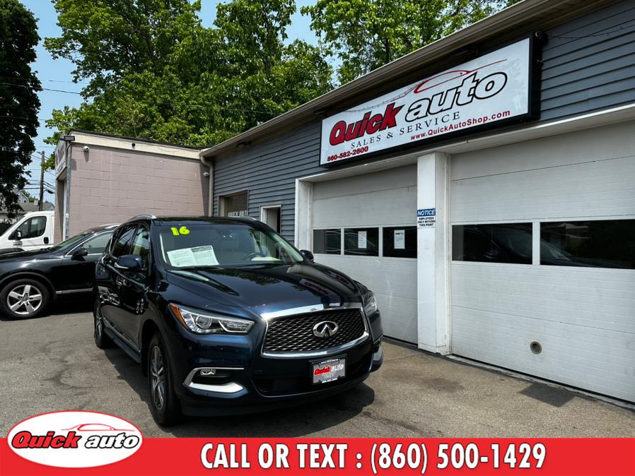 2016 Infiniti QX60 AWD 4dr, available for sale in Bristol, Connecticut | Quick Auto LLC. Bristol, Connecticut 2016 Infiniti QX60 AWD 4dr, available for sale in Bristol, Connecticut | Quick Auto LLC. Bristol, Connecticut