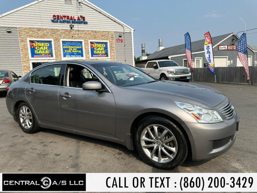 2008 Infiniti G35 Sedan 4dr x AWD, available for sale in East Windsor, Connecticut | Central A/S LLC. East Windsor, Connecticut