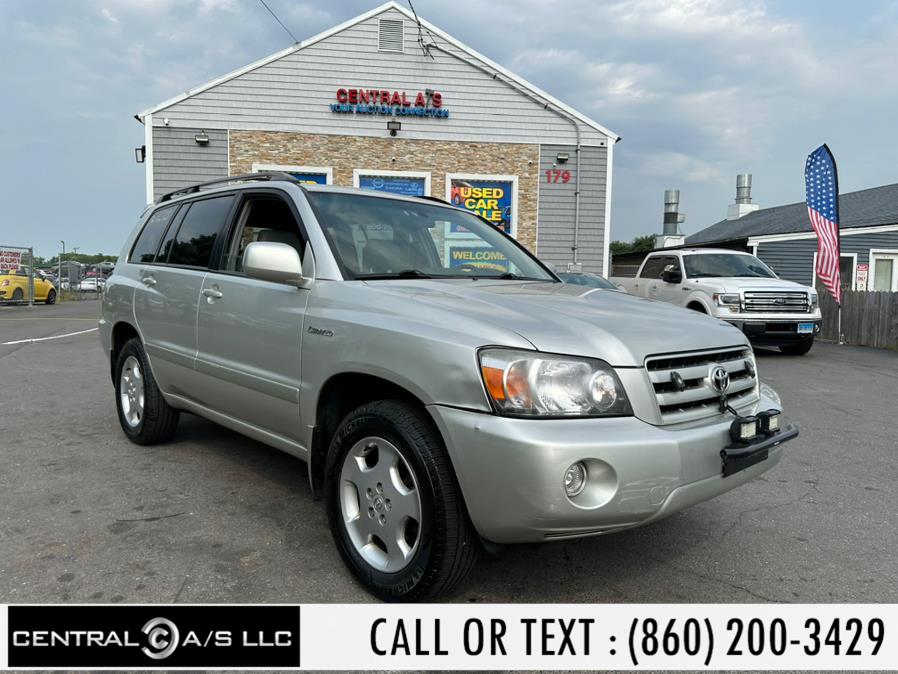 2005 Toyota Highlander 4dr V6 4WD w/3rd Row, available for sale in East Windsor, Connecticut | Central A/S LLC. East Windsor, Connecticut