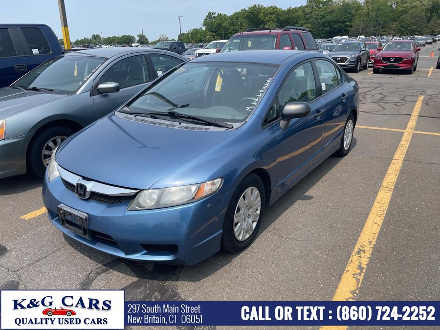 2009 Honda Civic Sdn 4dr Auto DX-VP, available for sale in New Britain, Connecticut | K and G Cars . New Britain, Connecticut