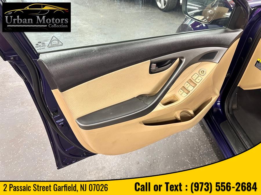 2013 Hyundai Elantra GLS PZEV, available for sale in Garfield, New Jersey | Urban Motors Collection. Garfield, New Jersey 2013 Hyundai Elantra GLS PZEV, available for sale in Garfield, New Jersey | Urban Motors Collection. Garfield, New Jersey