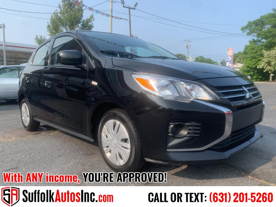 2021 Mitsubishi Mirage ES CVT, available for sale in Medford, New York | Suffolk Autos Inc. Medford, New York 2021 Mitsubishi Mirage ES CVT, available for sale in Medford, New York | Suffolk Autos Inc. Medford, New York